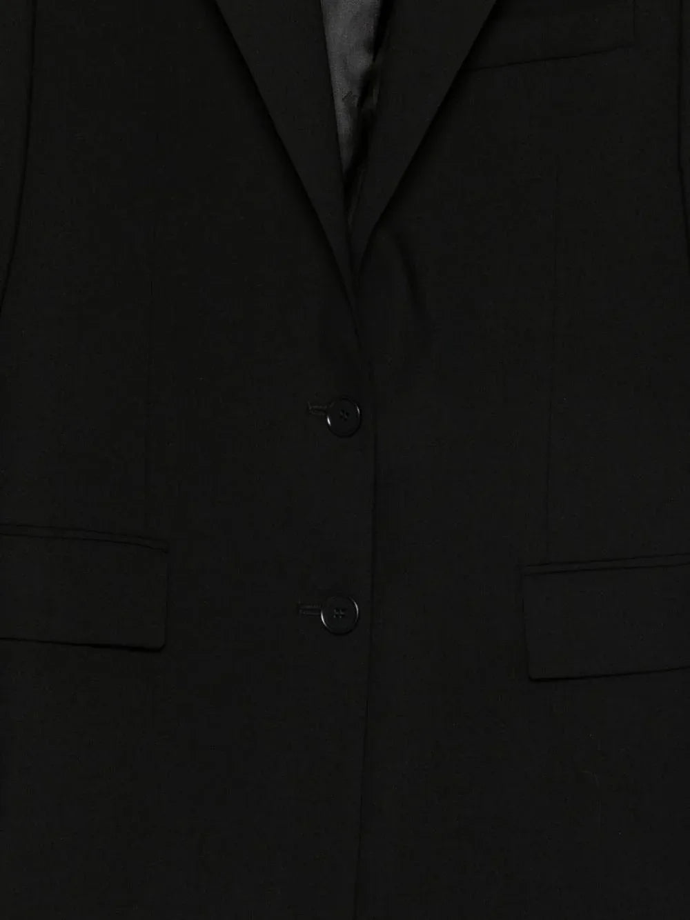 Giacca nera con decorazione e revers classici - Preludio Moda