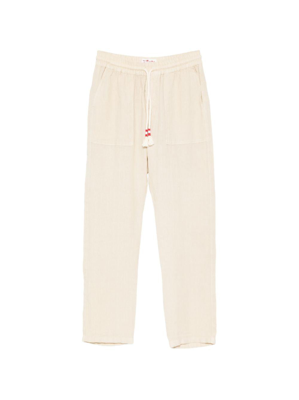 Pantaloni in lino con coulisse CAA0001 01139L MC2 SAINT BARTH
