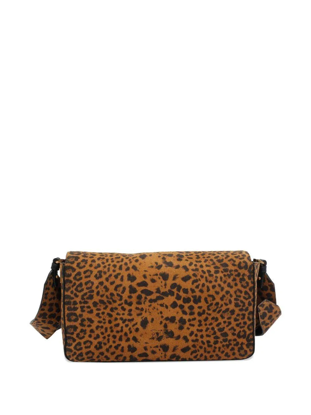 Borsa tote leopardata in pelle marrone - Preludio Moda