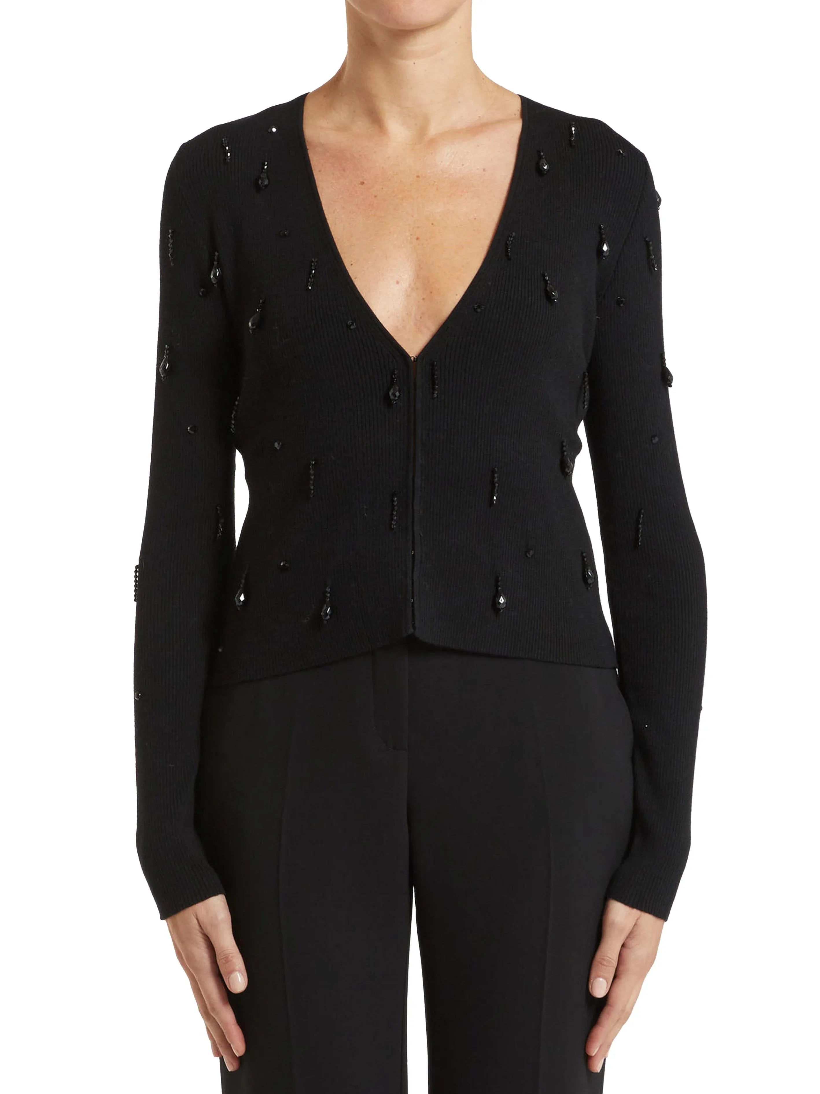 Cardigan Patio nero - Preludio Moda