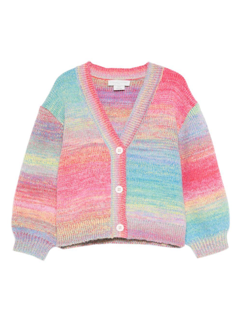 Cardigan Multicolore a Righe - Preludio Moda