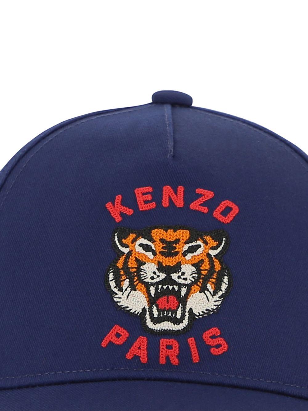 Cappellino con ricamo tigre K61831 84N KENZO KIDS