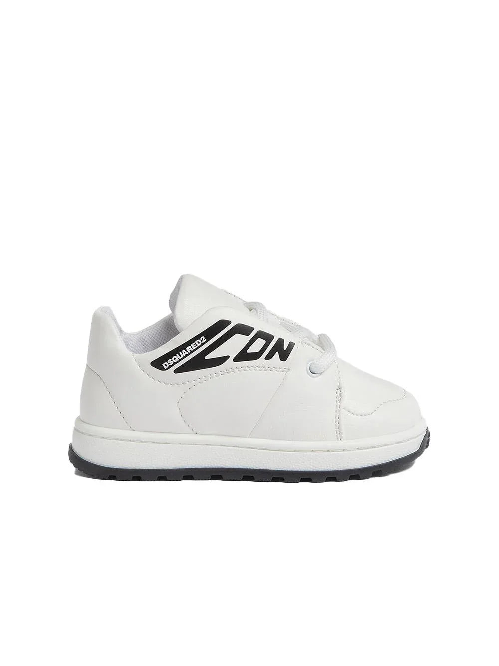 Sneakers icon new generation bianche e nere neonato - Preludio Moda