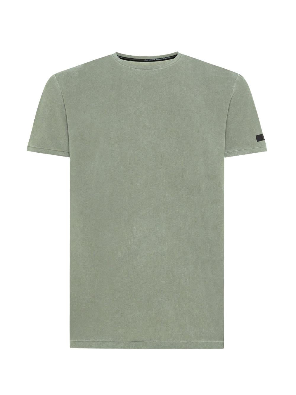 T-shirt techno wash pique verde 25218 22 RRD