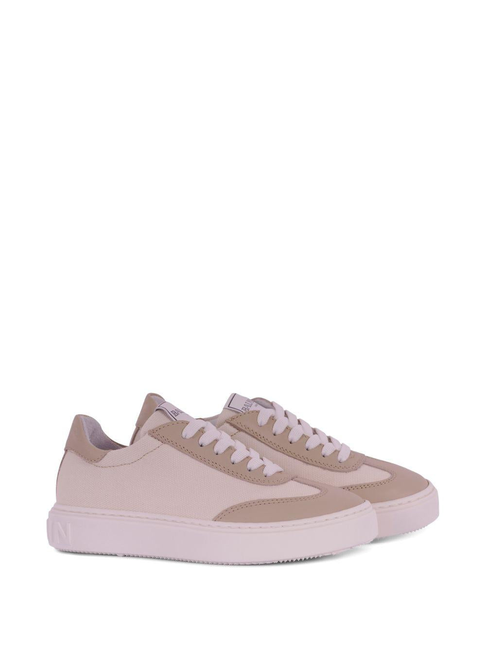 Sneakers con suola platform BY0Q16Z3746 102BG BALMAIN KIDS