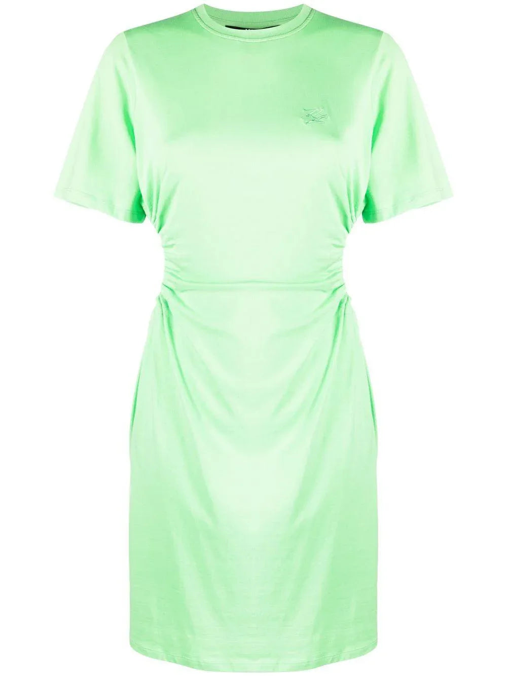 Abito verde fluo cut-out - Preludio Moda