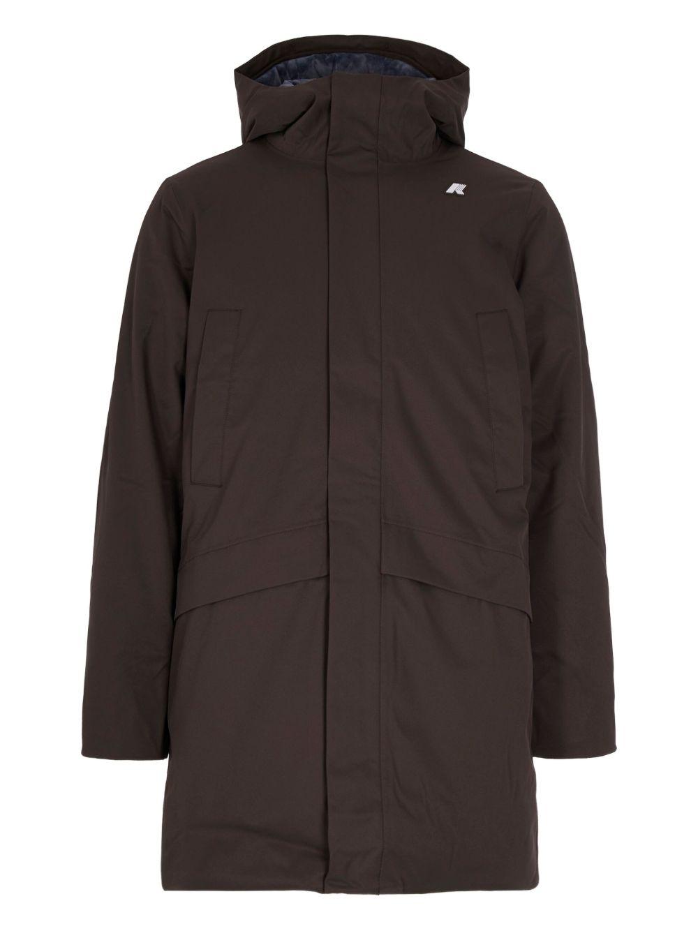 Cappotto verde militare con cappuccio K8133FW B2V K-WAY