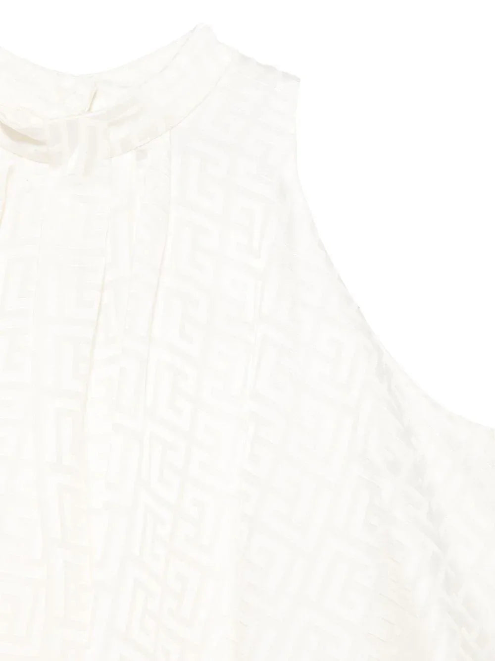 Abito avorio logo monogram all-over - Preludio Moda