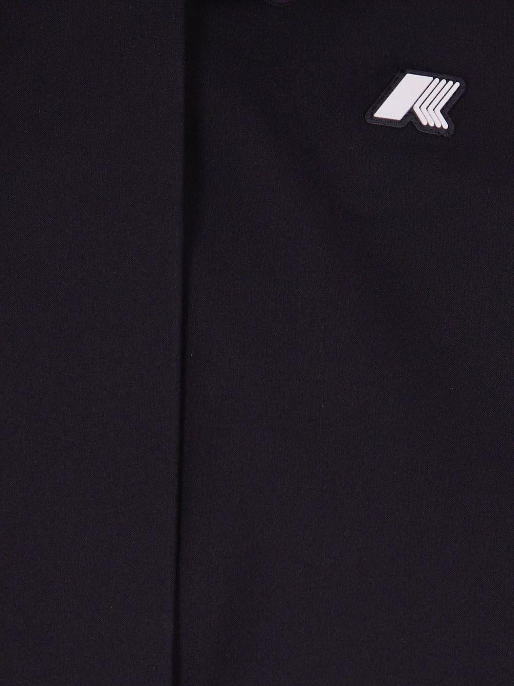 Cappotto con Cappuccio e Chiusura a Bottoni K2148BW A3C K-WAY