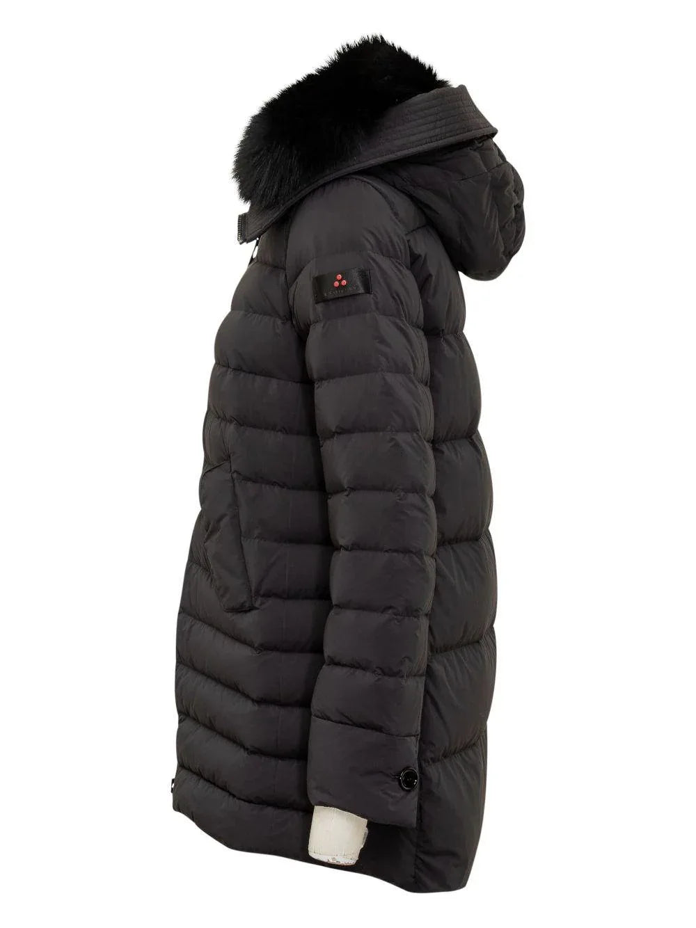 Piumino Itoka ml fur nero - Preludio Moda