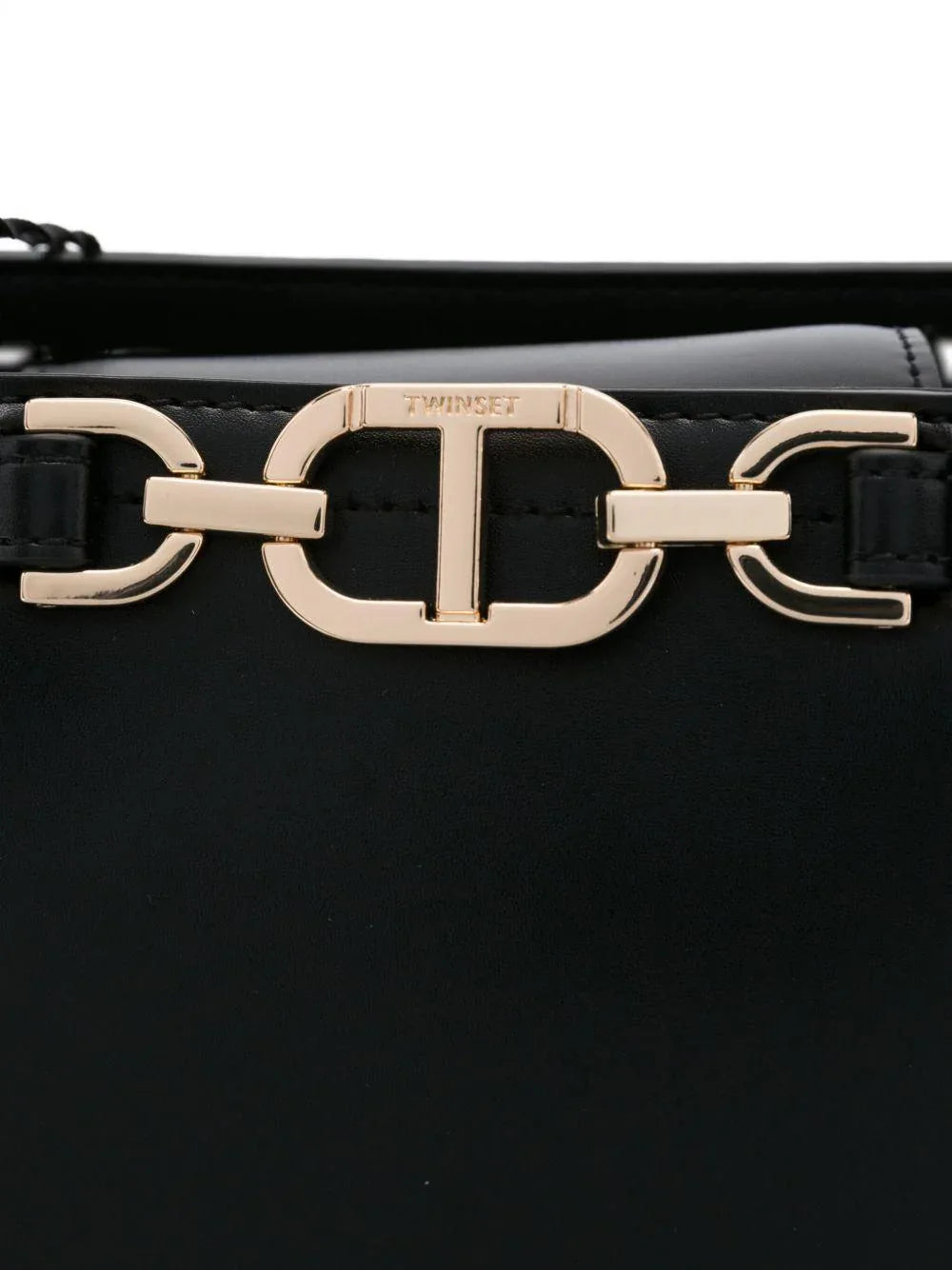 Borsa a Secchiello Nera con Catena - Preludio Moda