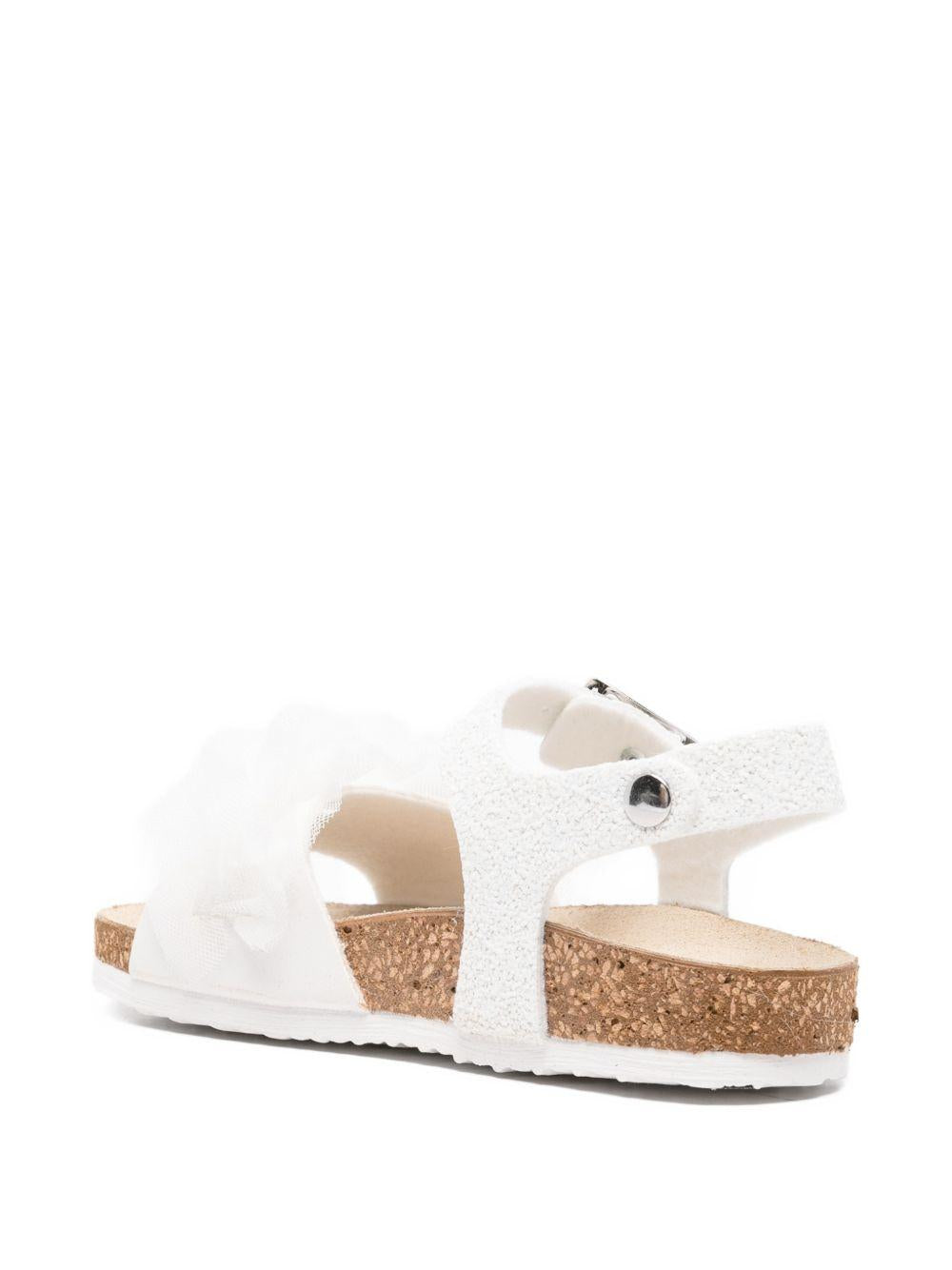 Sandali con fibbia e rouches 83G0117708 0001 MONNALISA KIDS