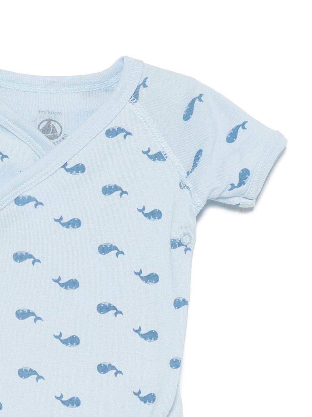 Set blu fantasia neonato (3pz) A0CCZ 00 PETIT BATEAU KIDS