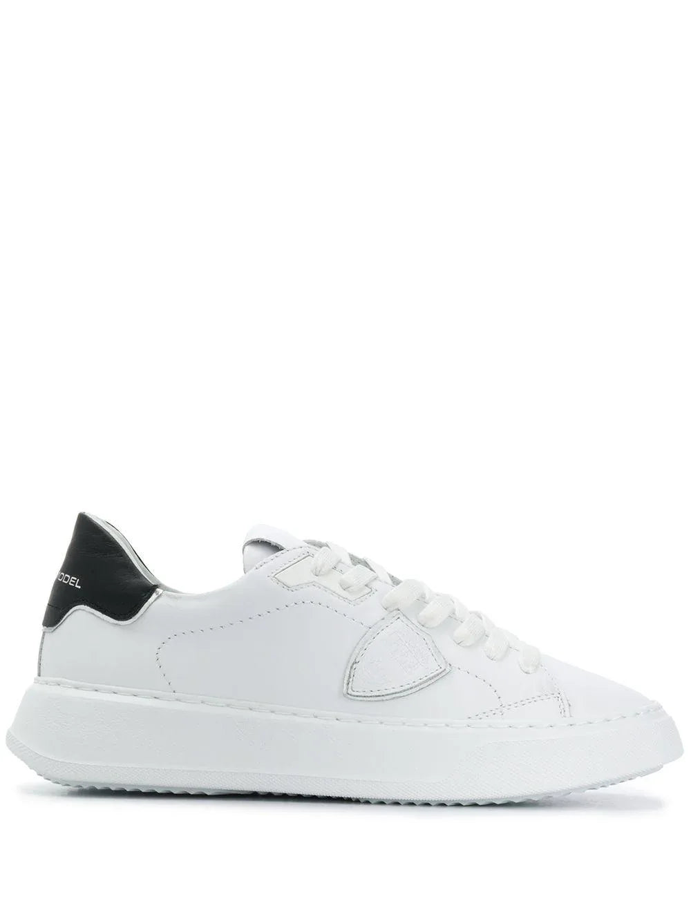 Sneakers in pelle con applicazione - Preludio Moda