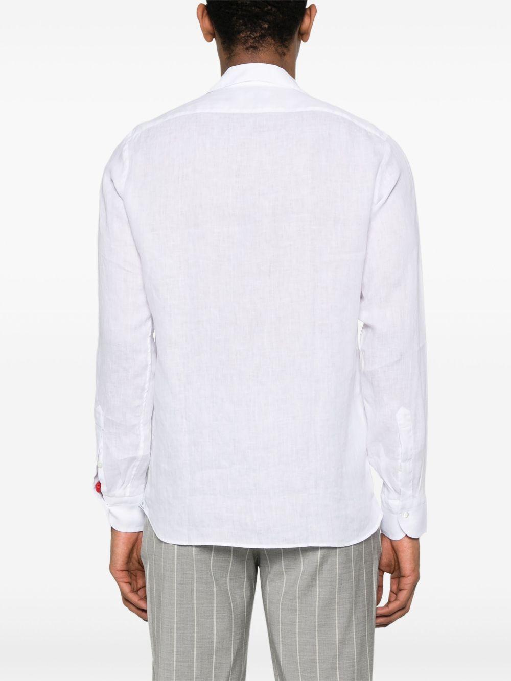 Camicia Rowan bianca in lino
