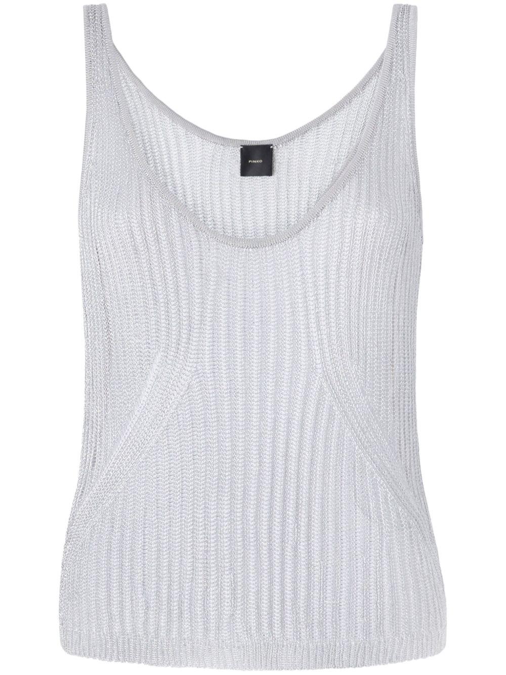 Canotta Noha grigio perla 105148A2LO I12 PINKO