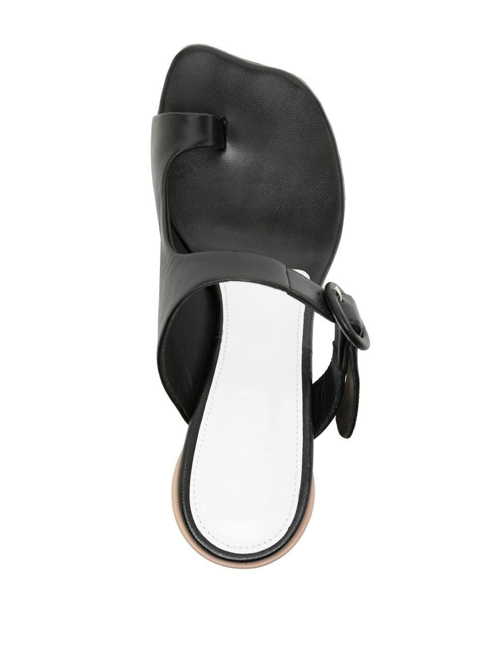 Sandali Mules neri 70 mm S59WP0182P2589 T8013 MM6 MAISON MARGIELA