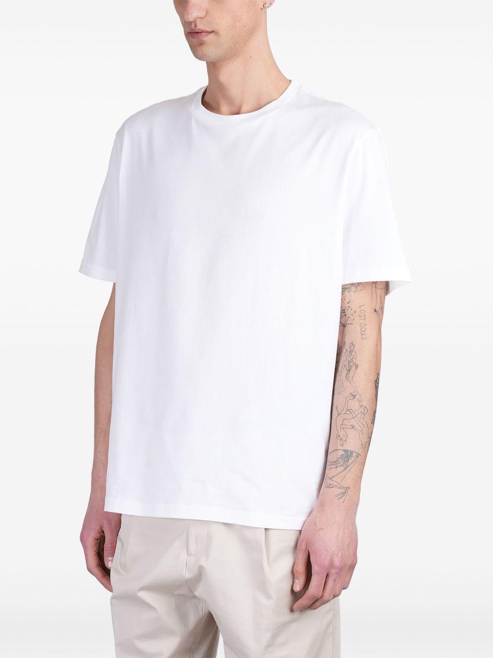 T-shirt B240 bianca basic oversize L1TSS256549 A001 LOW BRAND