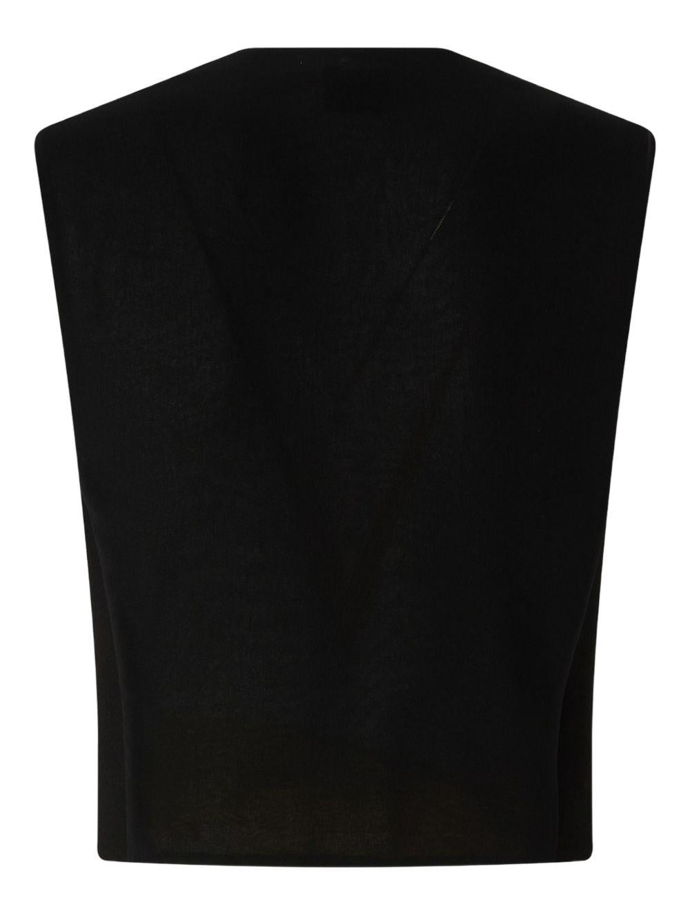 Gilet con bottoni decorativi 106593A2Q2 Z99 PINKO