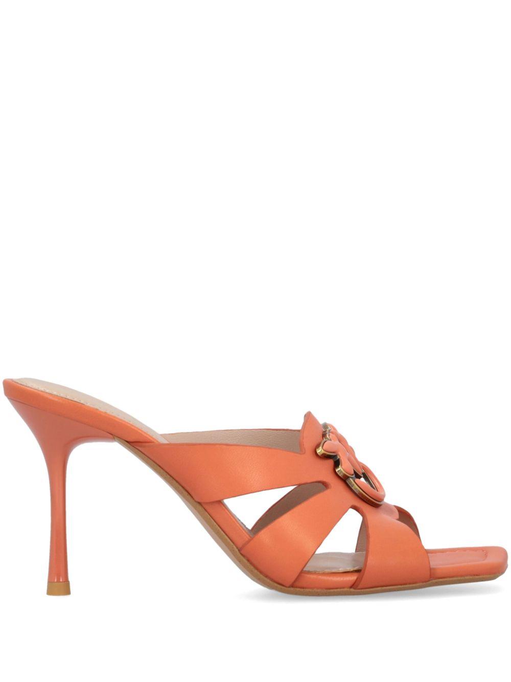 Sandalo lisa 04 arancione fard