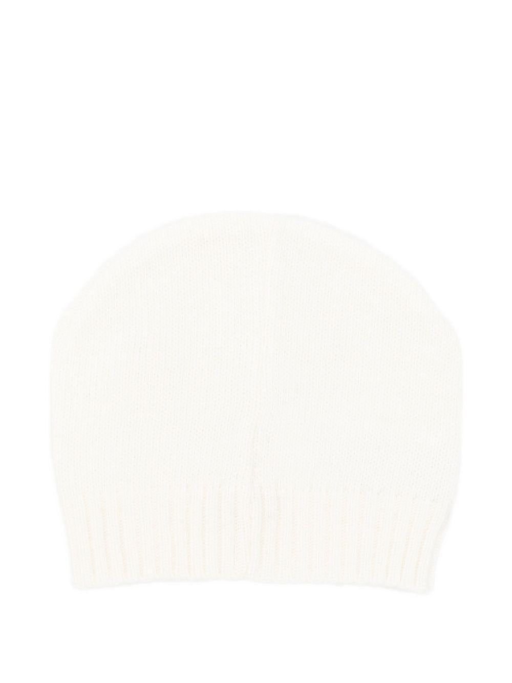 Berretto bianco con ricamo I25014PC BIANCO NANAN KIDS