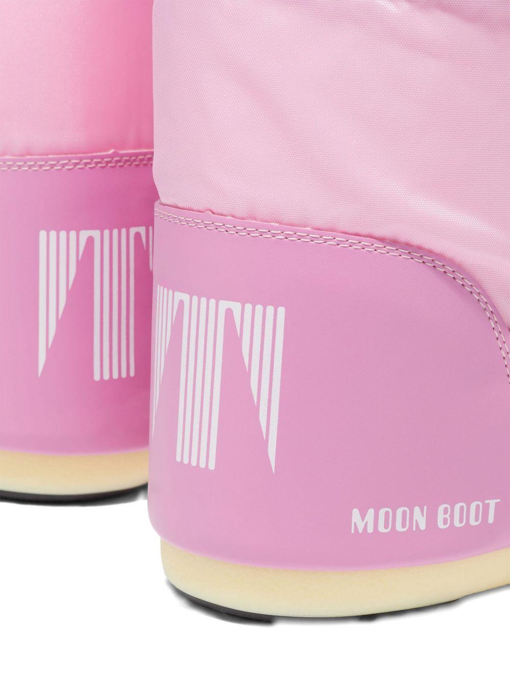 Stivali da neve rosa acceso con lacci 80D1400440 J001 MOON BOOT KIDS