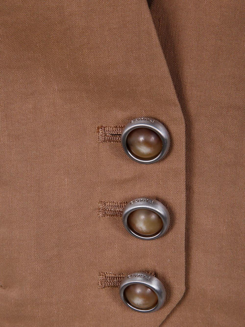 Gilet cornacchia marrone