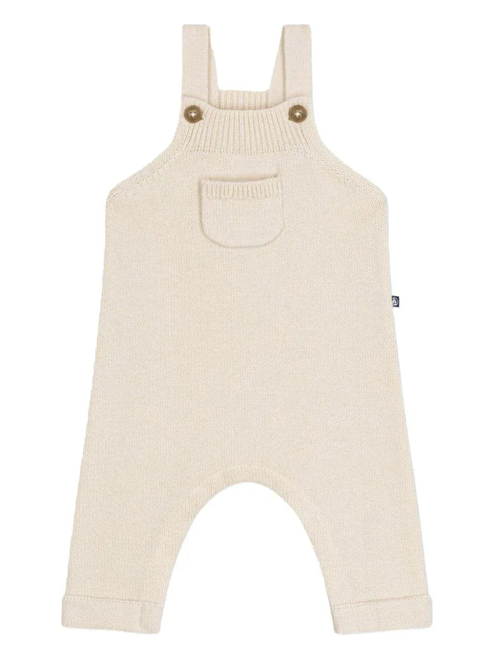 Salopette beige in maglia neonato - Preludio Moda