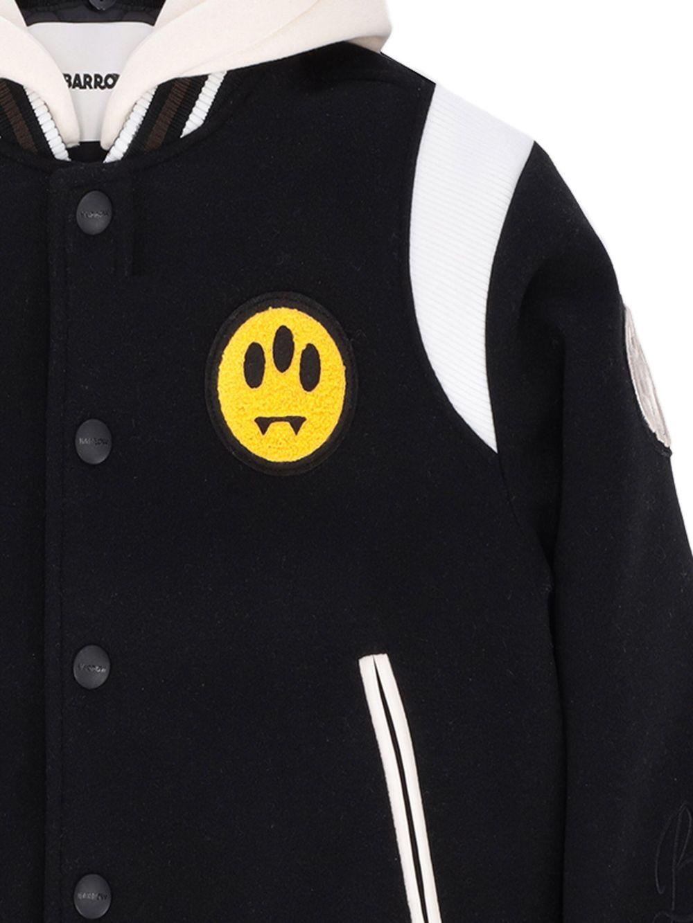 Giacca con Cappuccio e Logo Ricamato F5BKJUJK070 110 BARROW KIDS