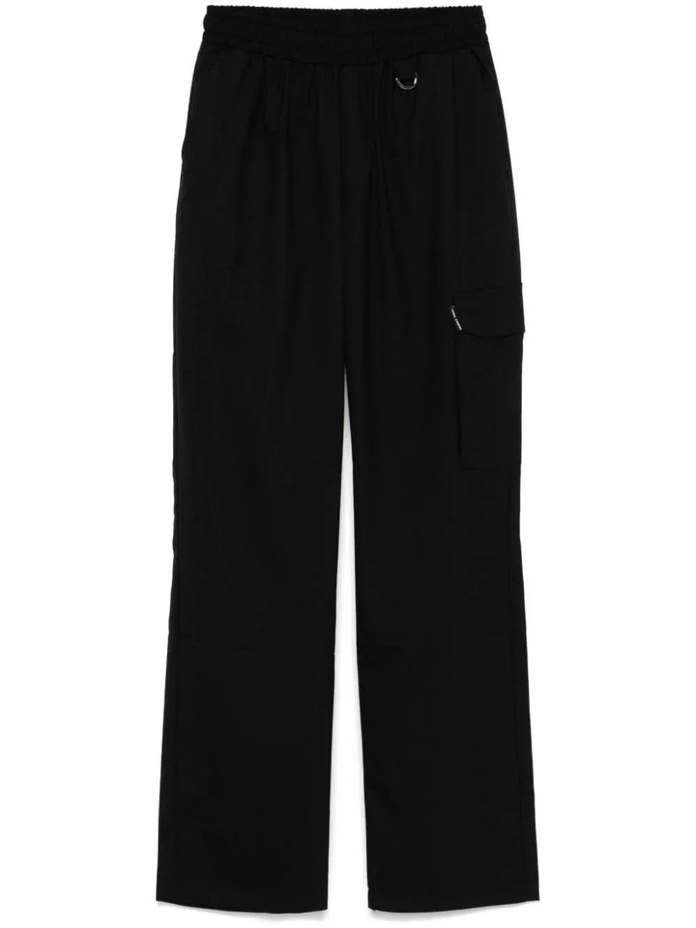 Pantalone cargo nero dritto - Preludio Moda