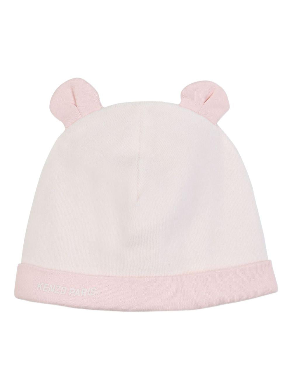 Set Neonato con Stampa Elefante e Cappello Abbinato K61248 47R KENZO KIDS