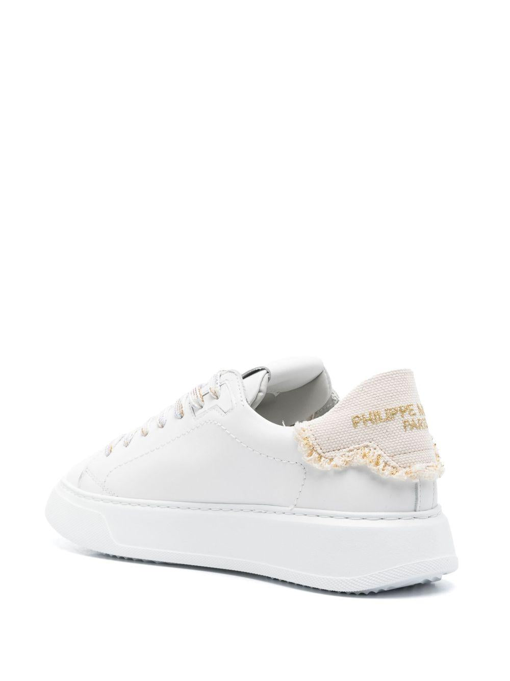 Sneakers Temple Low bianca/beige