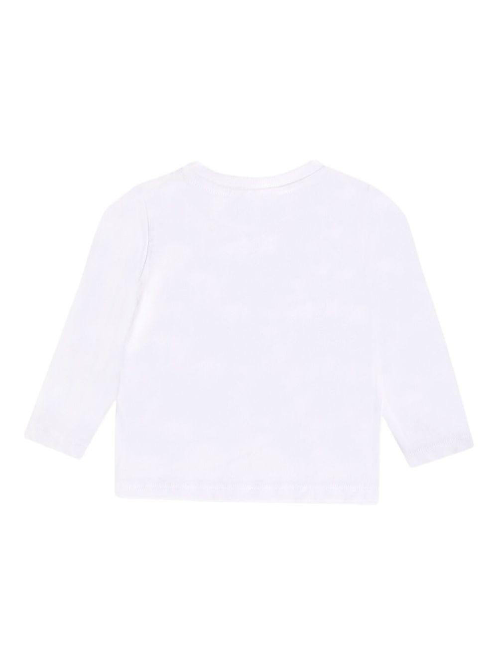 Top Bianco a Maniche Lunghe con Stampa Grafica TX8570Z0434 100 STELLA MCCARTNEY KIDS