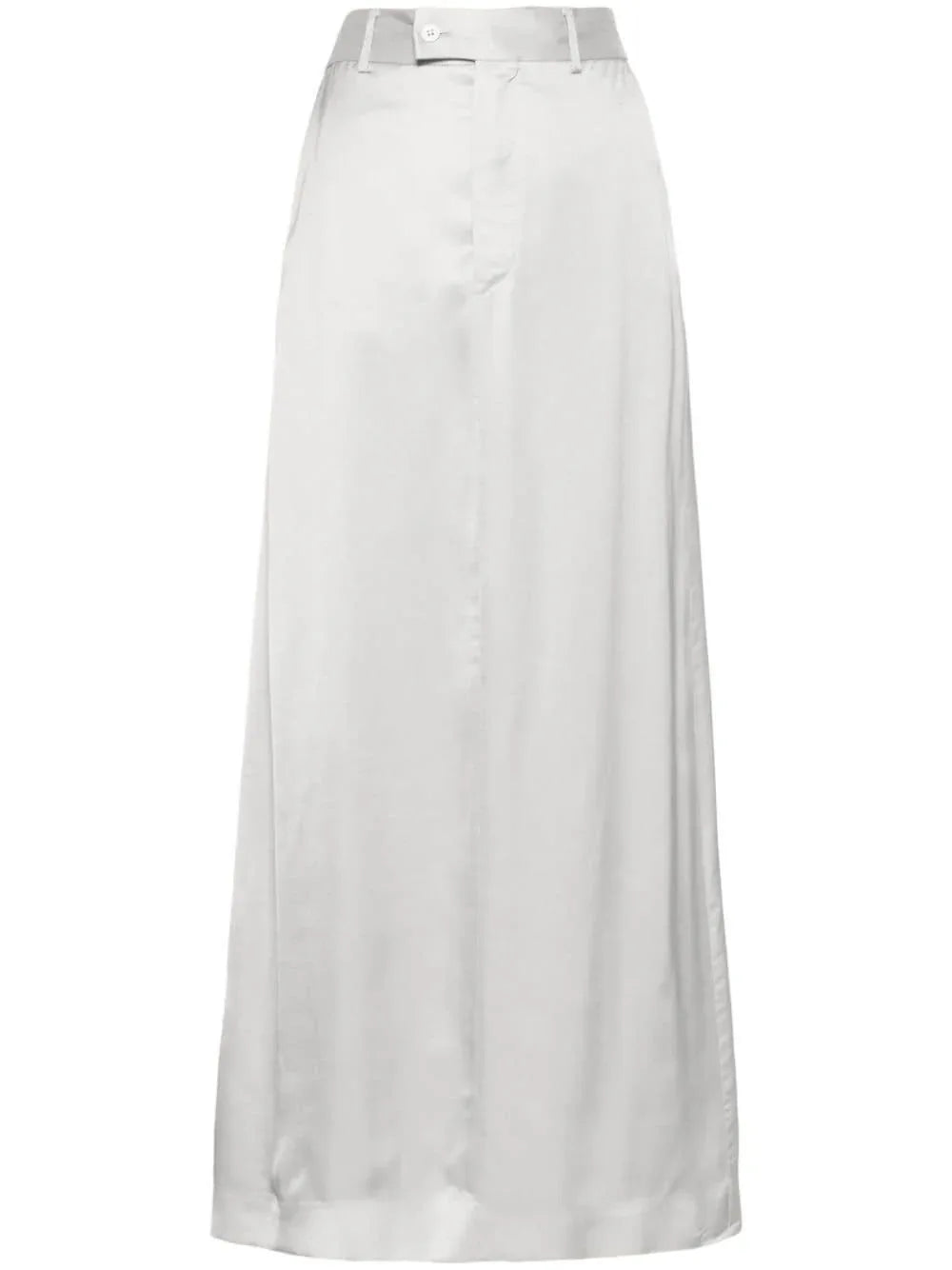 Gonna a portafoglio sartoriale argento - Preludio Moda