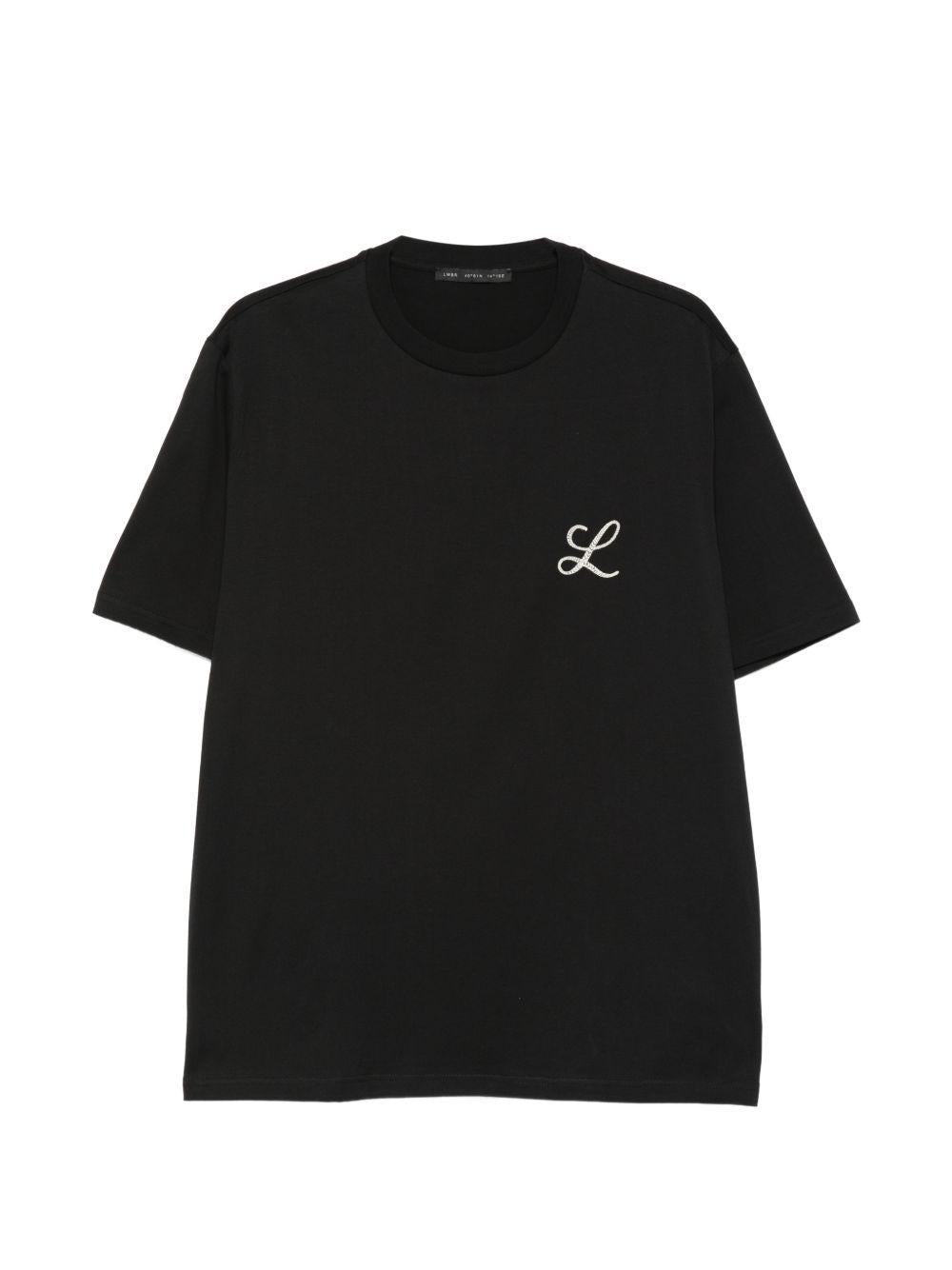 T-shirt in cotone con ricamo LT26009 D001 LOW BRAND