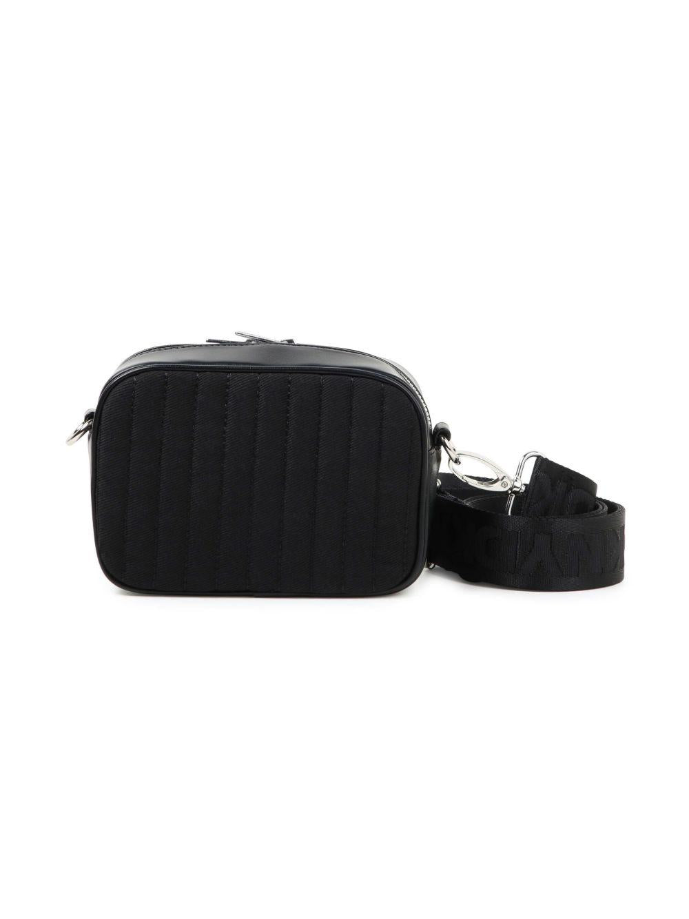 Borsa nera tracolla logata