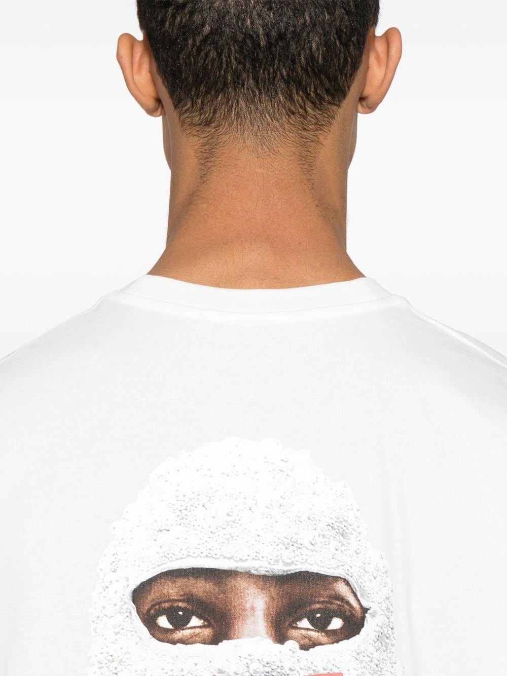 T-shirt bianca mask authentic retro
