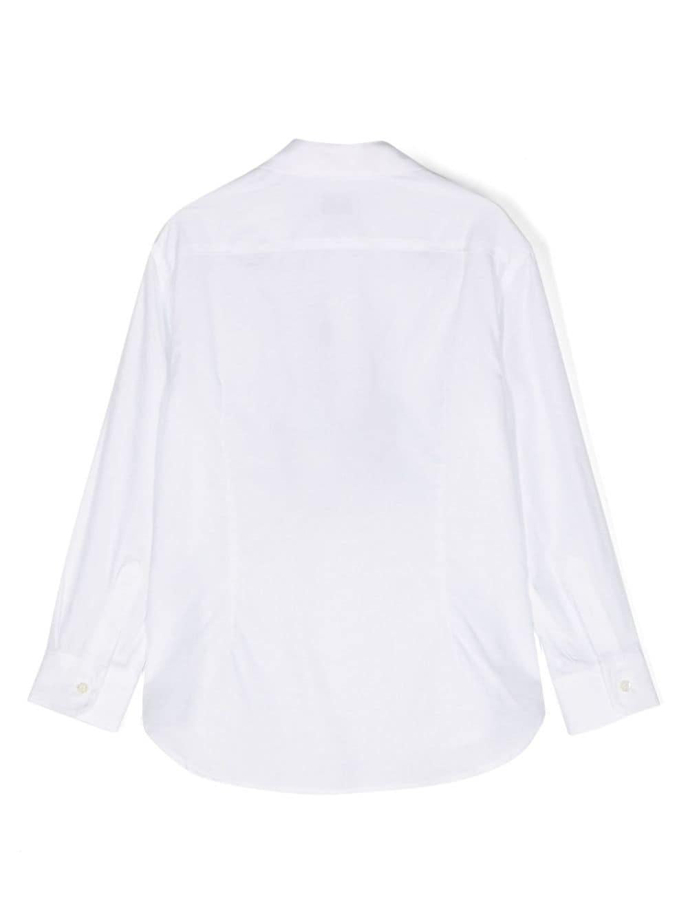 Camicia bianca ricamo Pegaso GV5P00P0446 100 ETRO KIDS