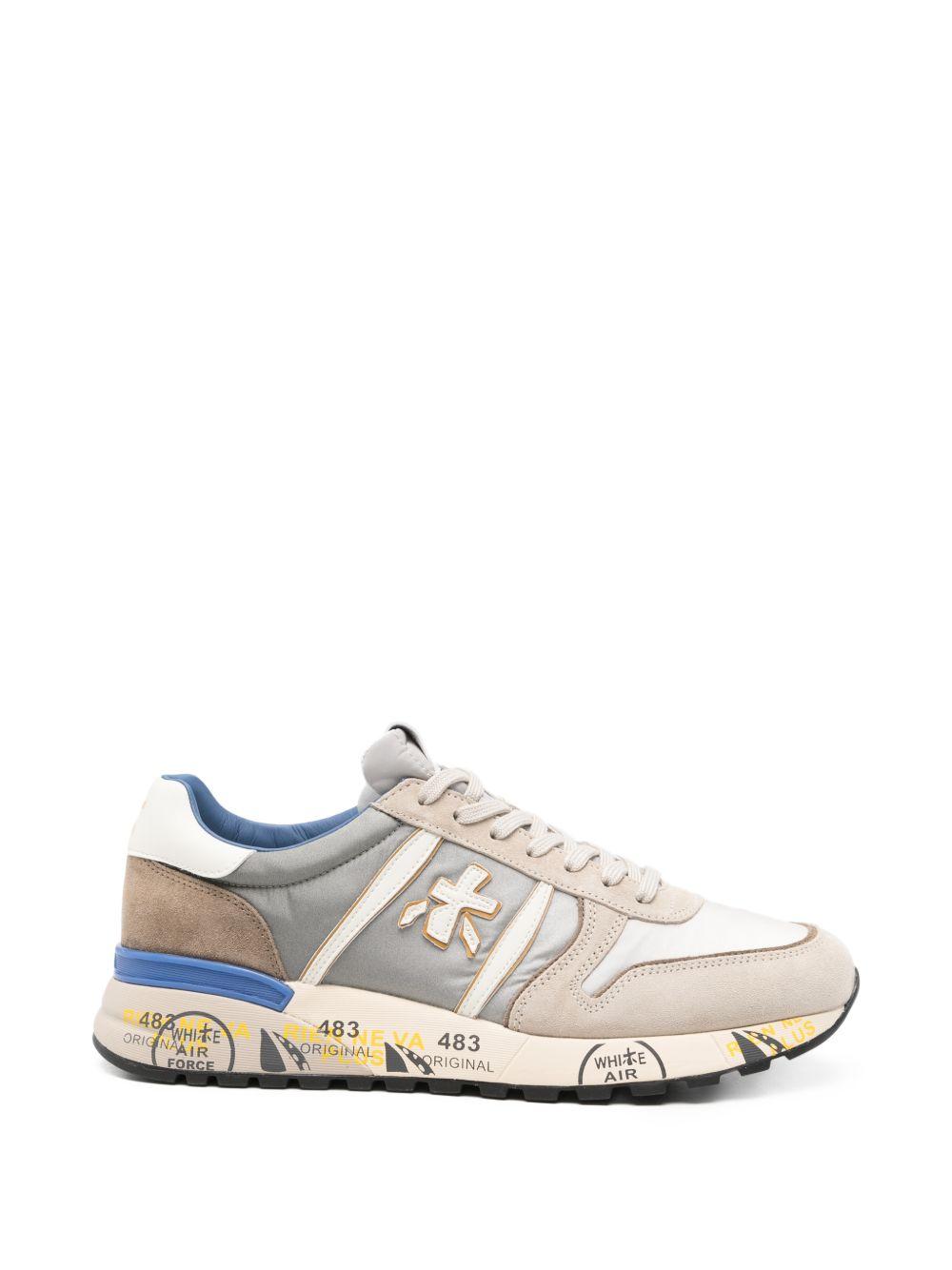 Sneakers low-top in pelle e tessuto con logo LANDER 8010 PREMIATA
