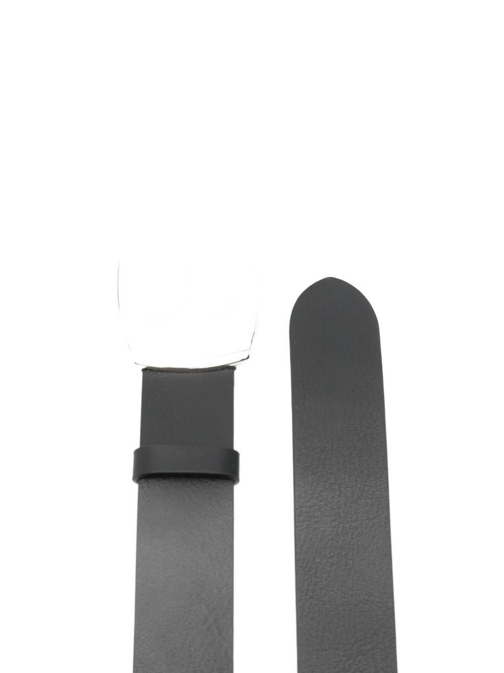 Cintura in Pelle con Fibbia Rettangolare 365637A5102 NE ALYSI