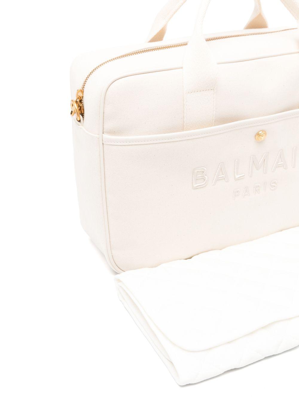 Borsa fasciatoio con manici BY0608Z3829 102 BALMAIN KIDS
