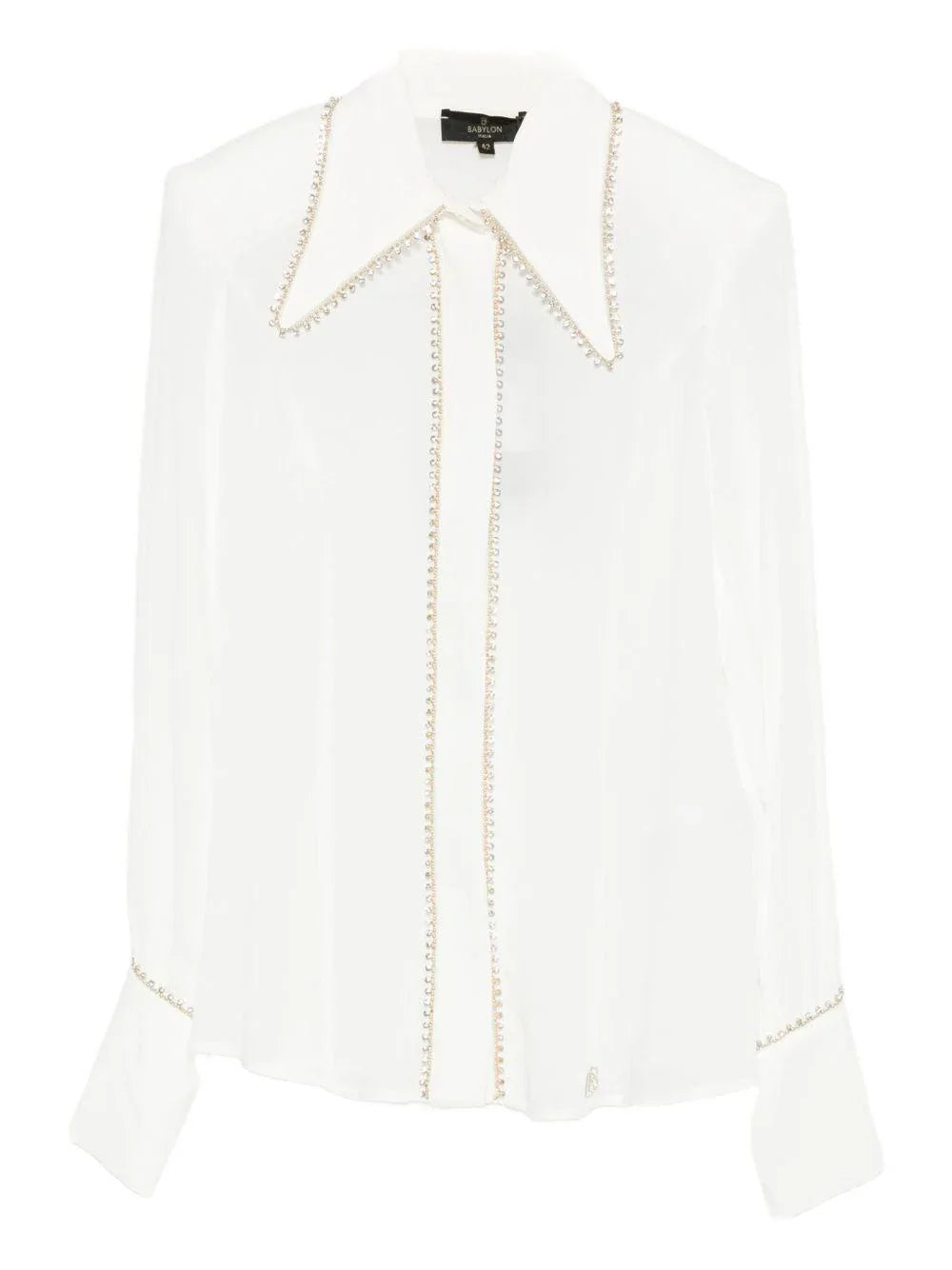 Camicia con Colletto Decorato - Preludio Moda