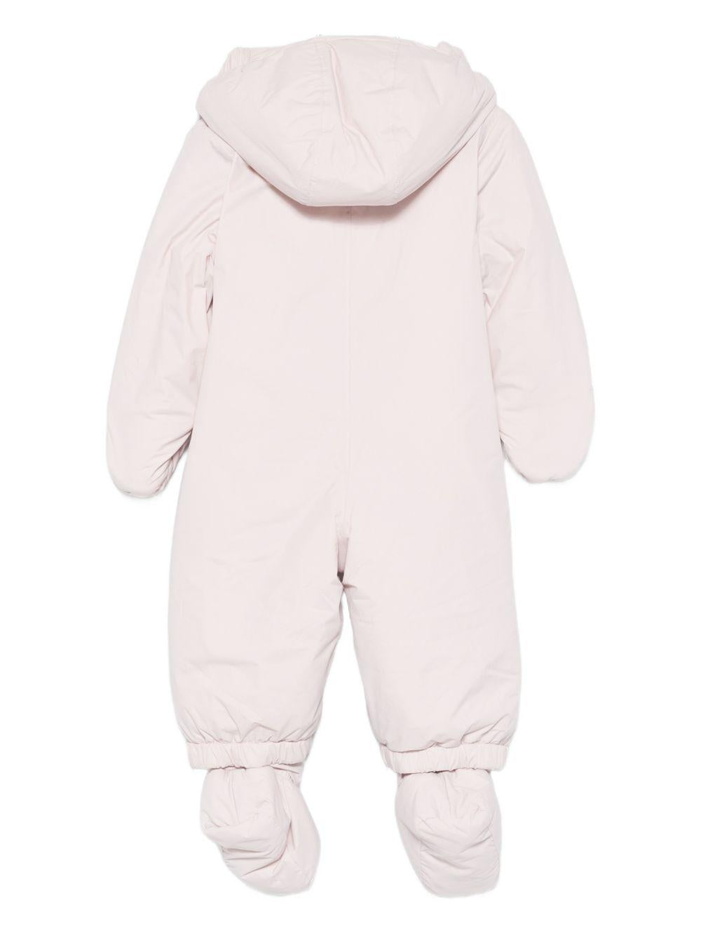 Tuta da neve rosa con cappuccio e doppia zip K8134PW W7G K-WAY KIDS