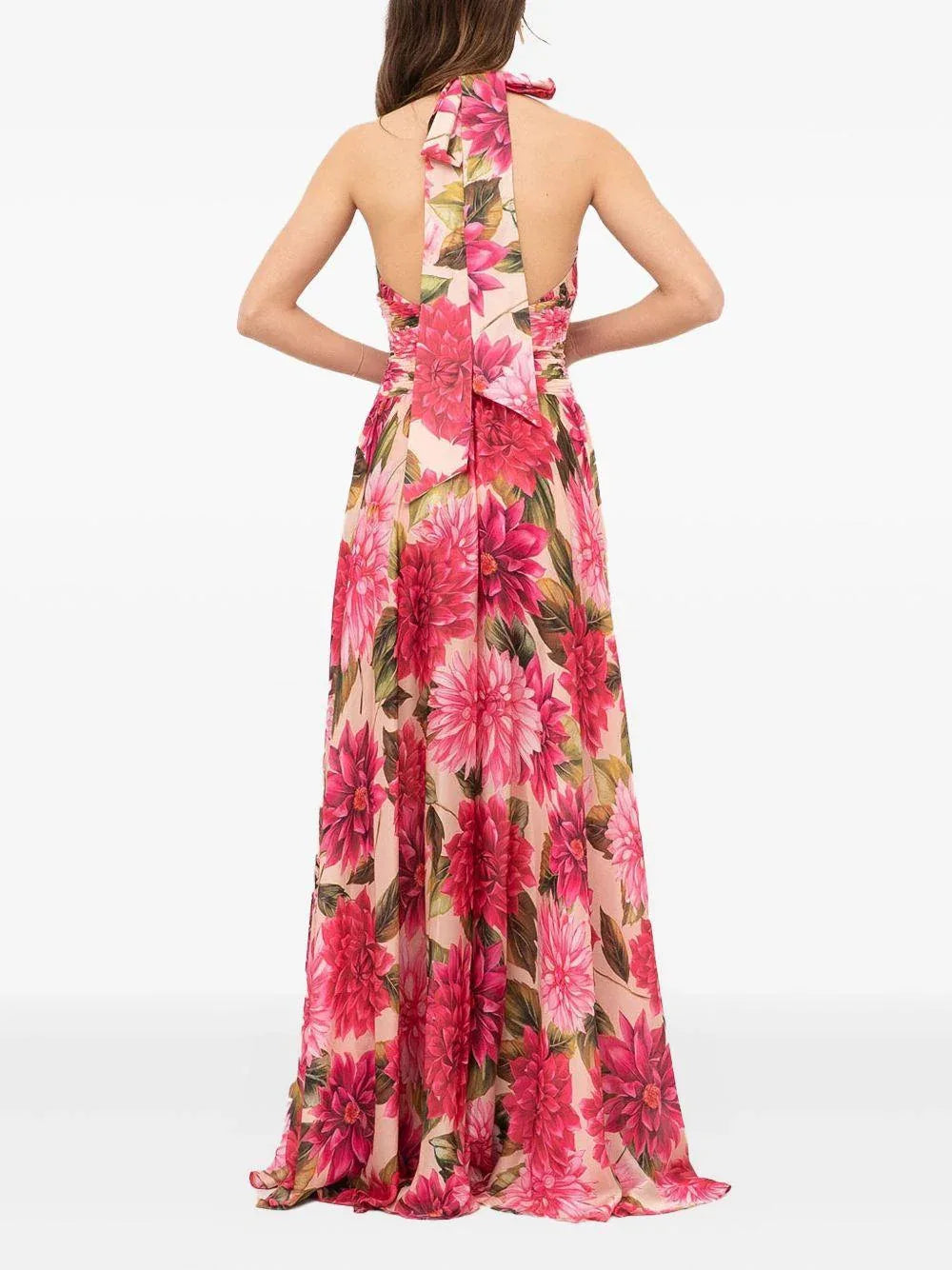 Abito con fantasia floreale all-over - Preludio Moda