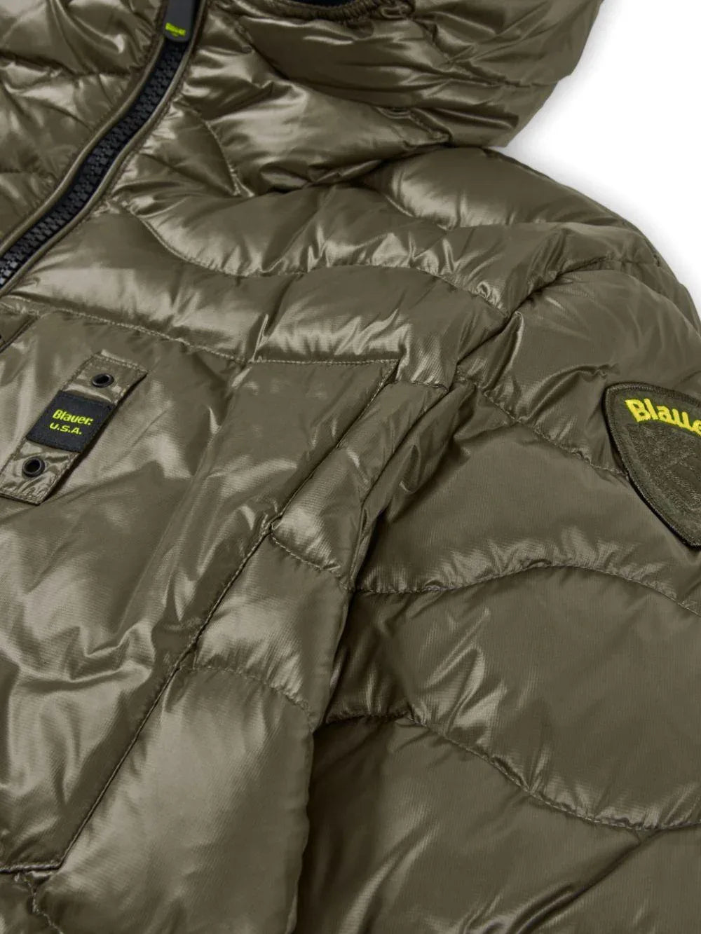 Giubbino Wave verde pigna - Preludio Moda