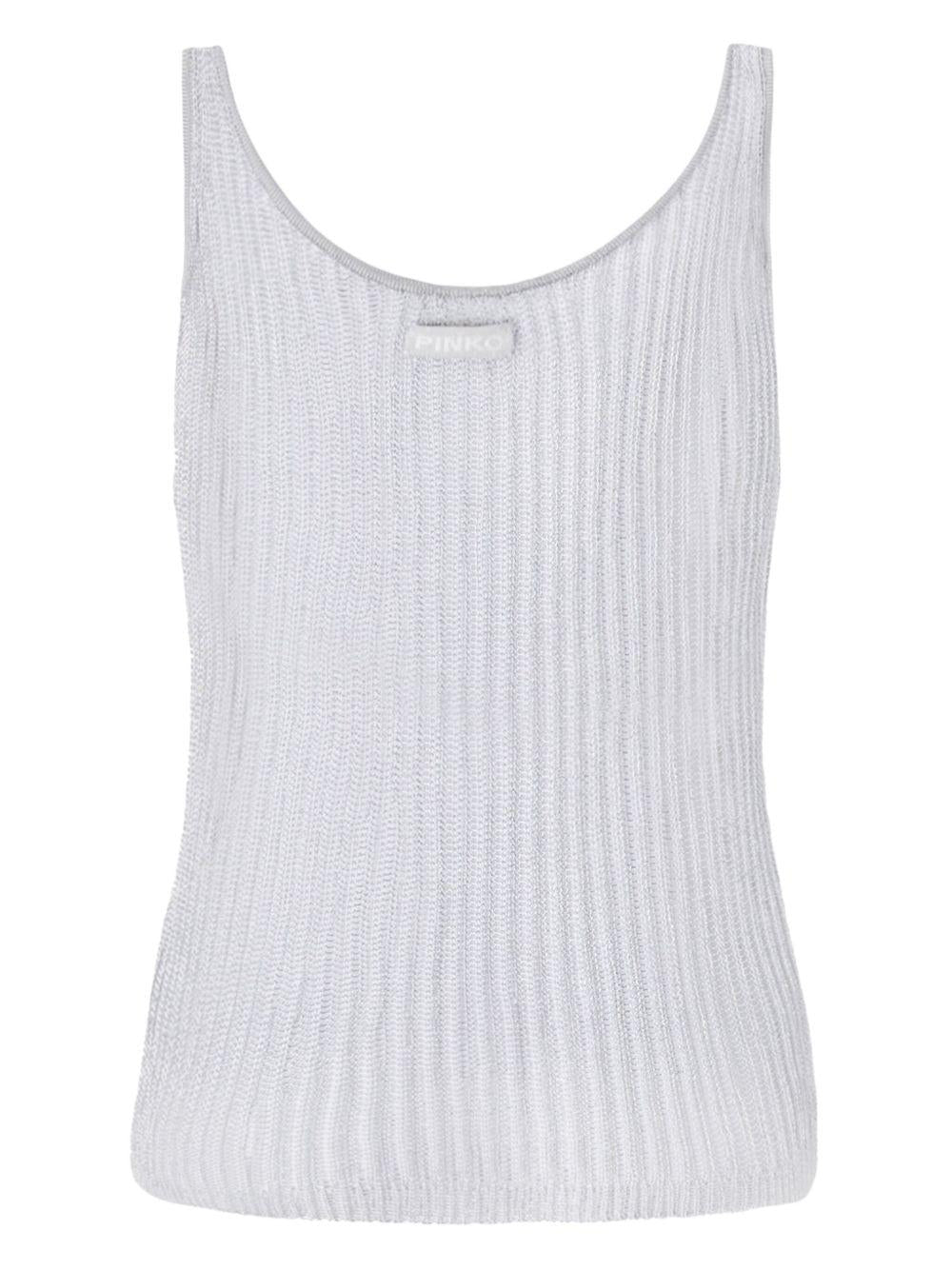 Canotta Noha grigio perla 105148A2LO I12 PINKO