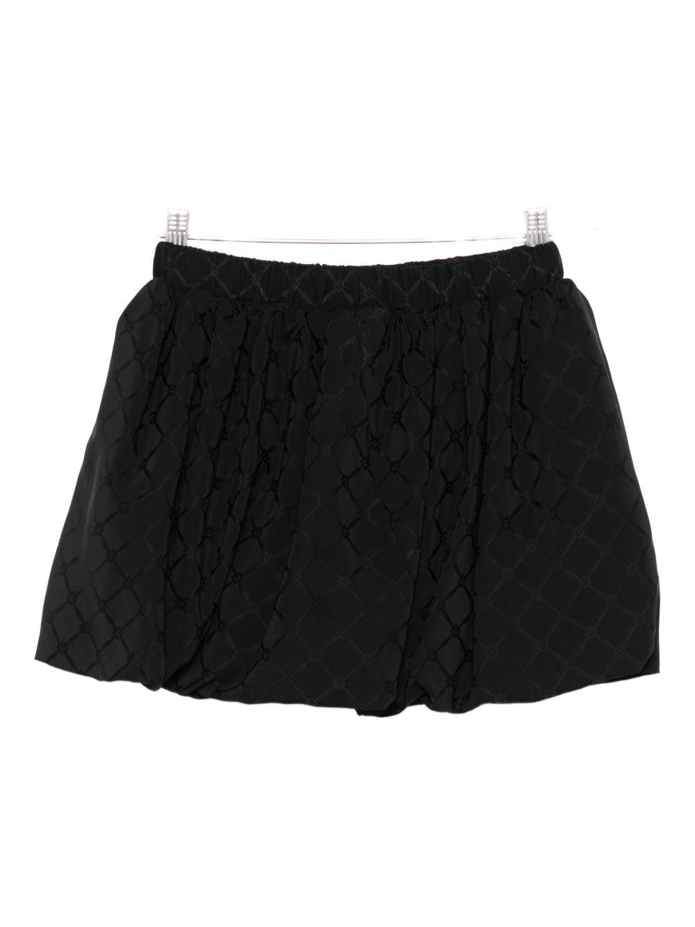 Gonna nera con motivo jacquard EFGO192RA025 N000 ELISABETTA FRANCHI KIDS