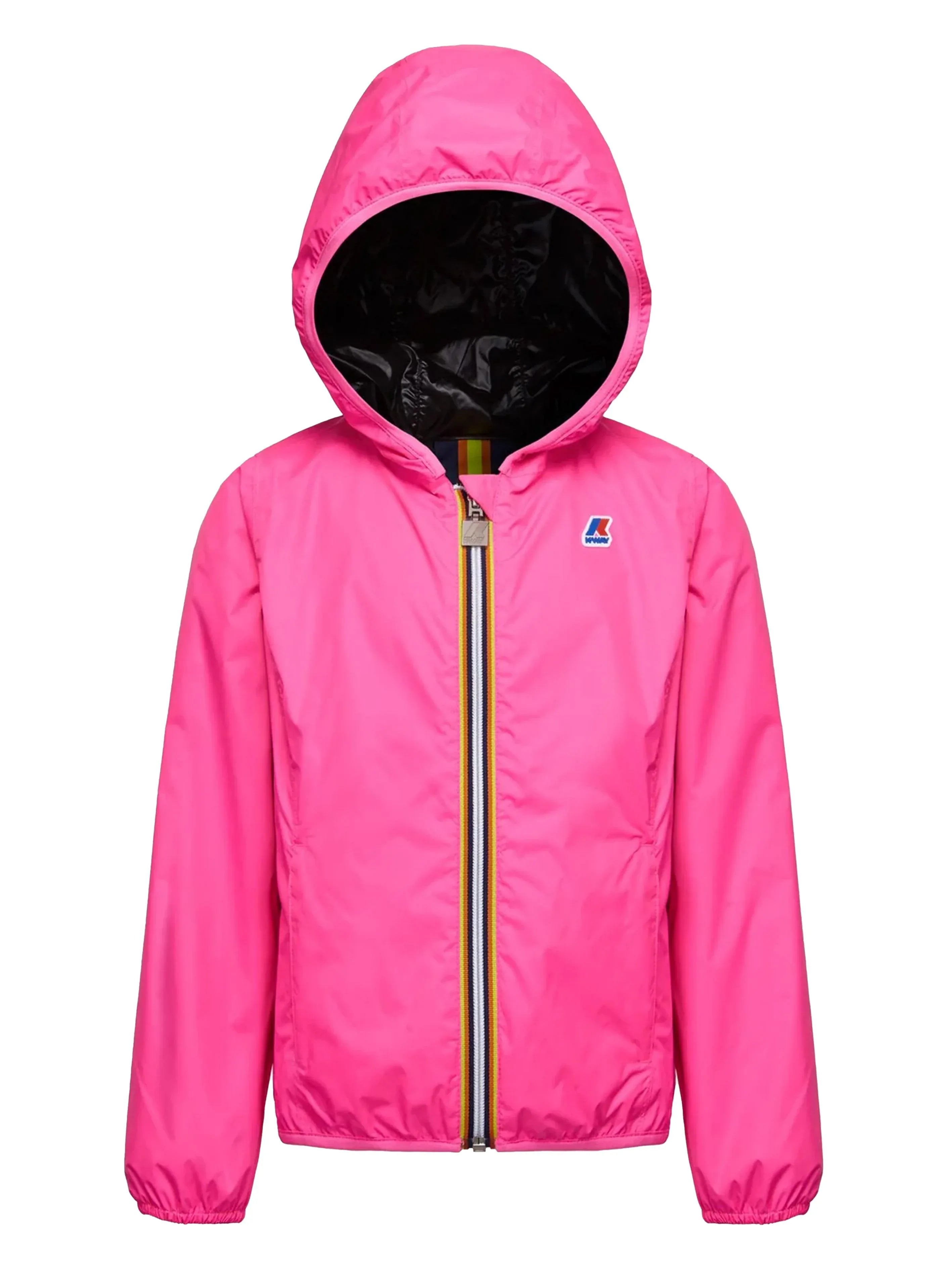 LILY PLUS.2 REVERSIBILE NERO/ROSA FLUO - Preludio Moda