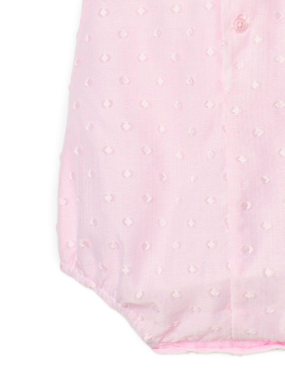 Pagliaccetto rosa linda neonata
