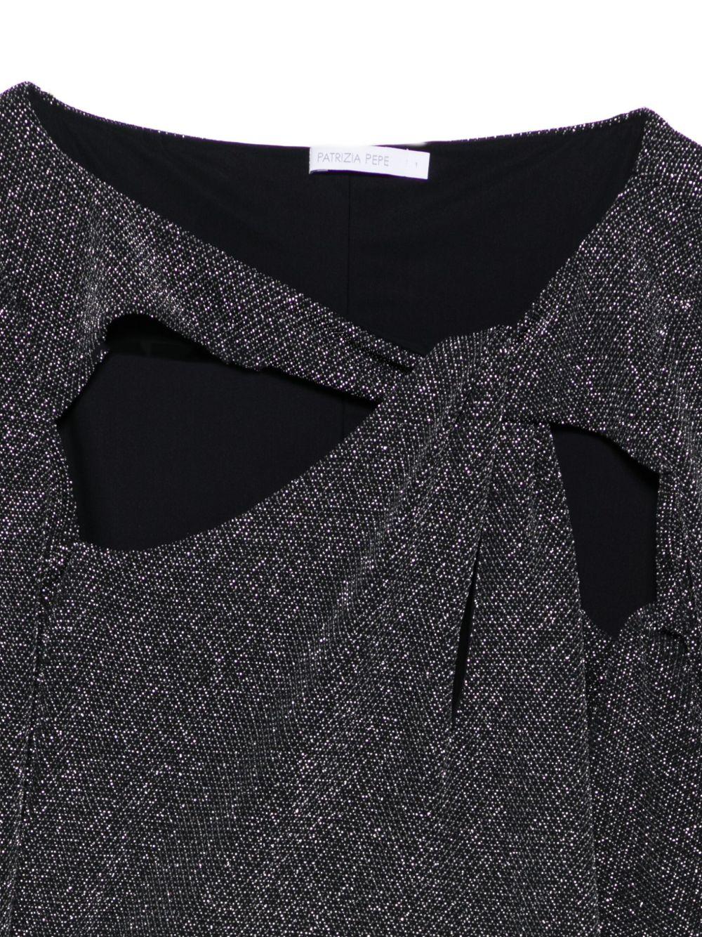 Body nero con cut-out 2M4506J340 K478 PATRIZIA PEPE